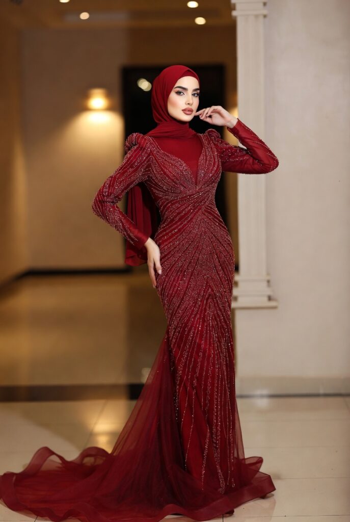 نحوه استخدام در مدلینگ لباس مجلسی