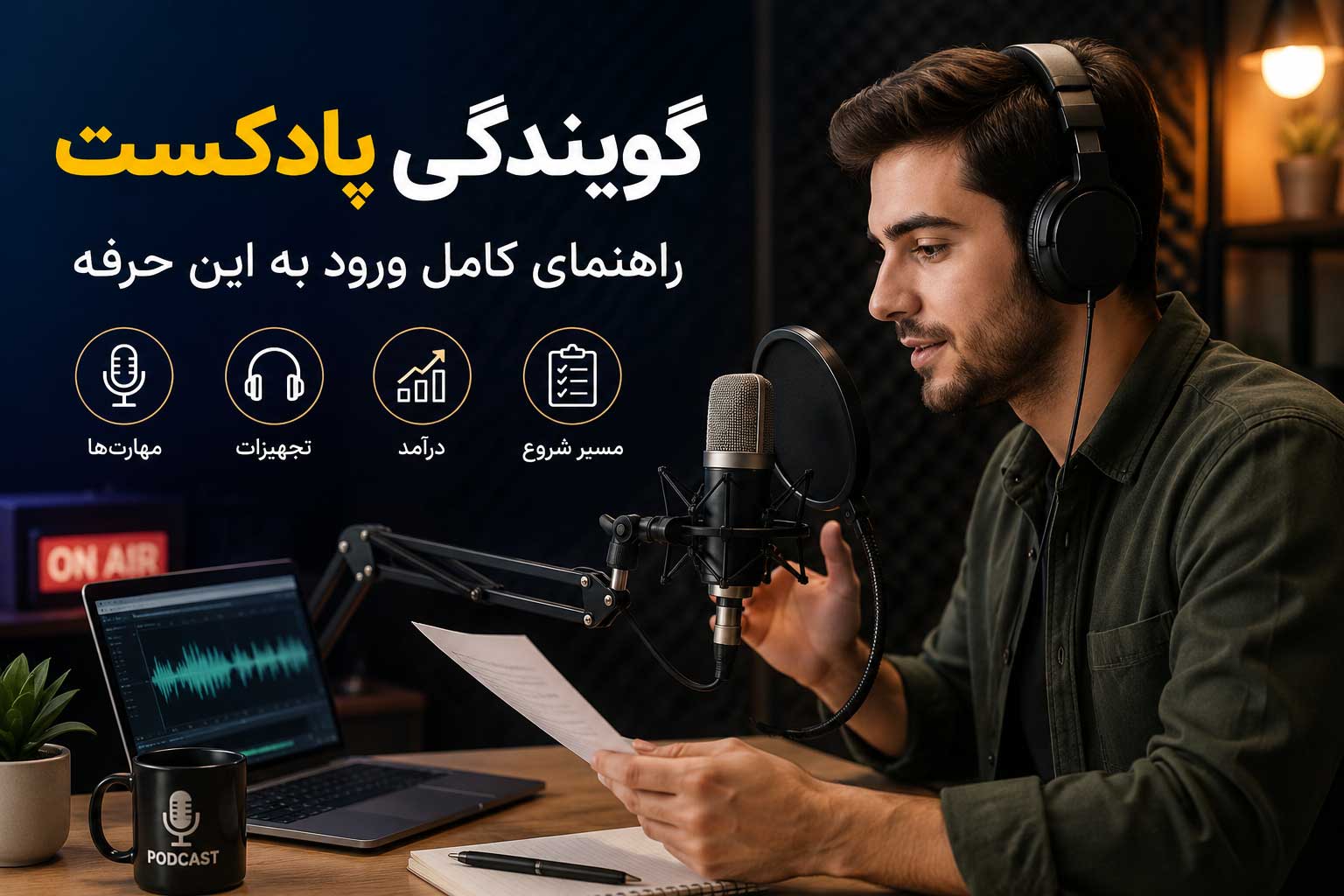 گویندگی پادکست چیست؟