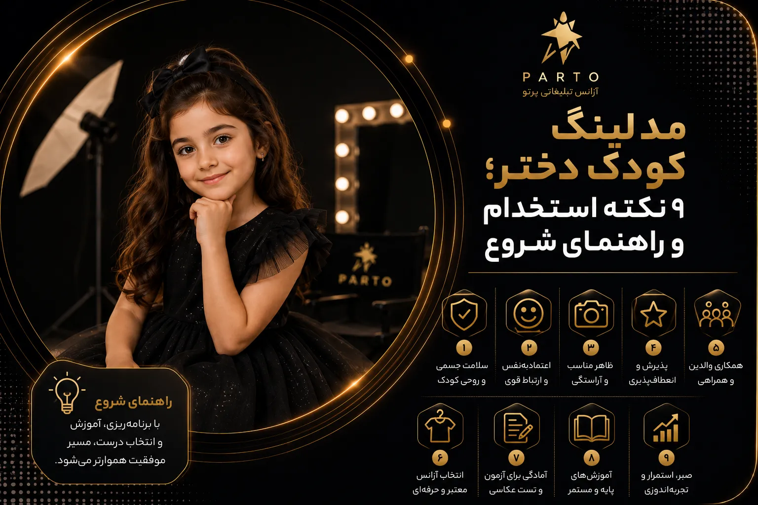 مدلینگ کودک دختر