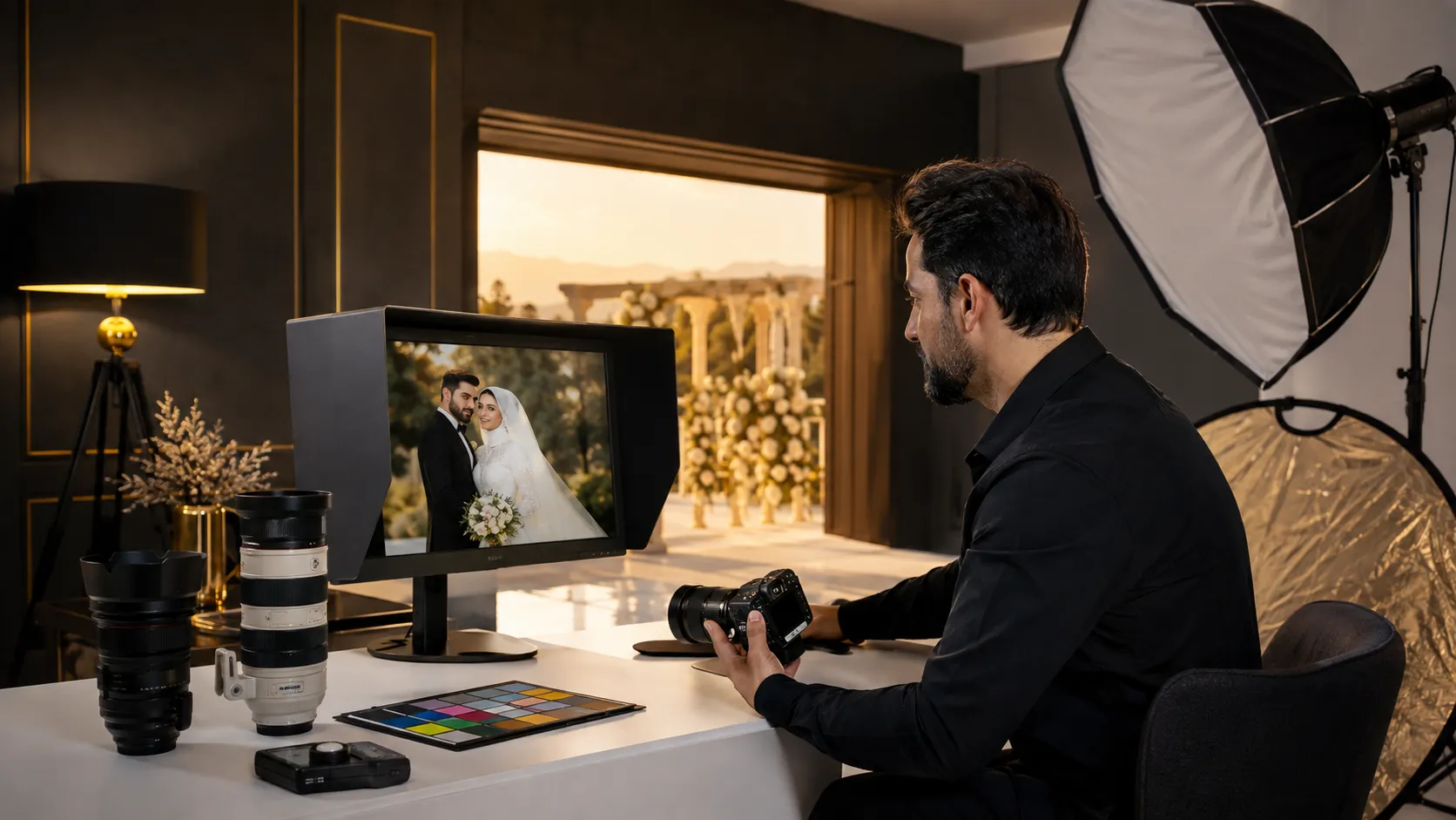 تجهیزات حرفه‌ای آتلیه عروس و داماد